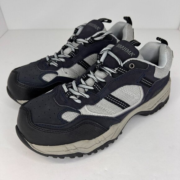 Brahma Womens 2540817 Amy Black Steel Toe Slip Resistant Size 7.5 Work Shoes - Picture 1 of 11